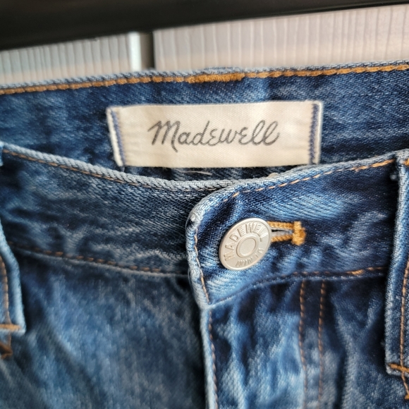 Madewell Rigid Denim A-Line Skirt, Women's, Medium Wash, Size 26 - Picture 4 of 7